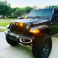 Pre-Runner Style LED Grill Light Kit for Jeep Gladiator JT