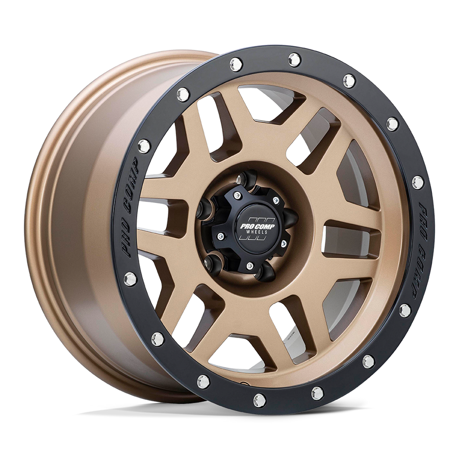 Pro Comp Alloys PA41 PHASER Matte Bronze W/ Black Lip wheel