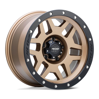 Pro Comp Alloys PA41 PHASER Matte Bronze W/ Black Lip wheel