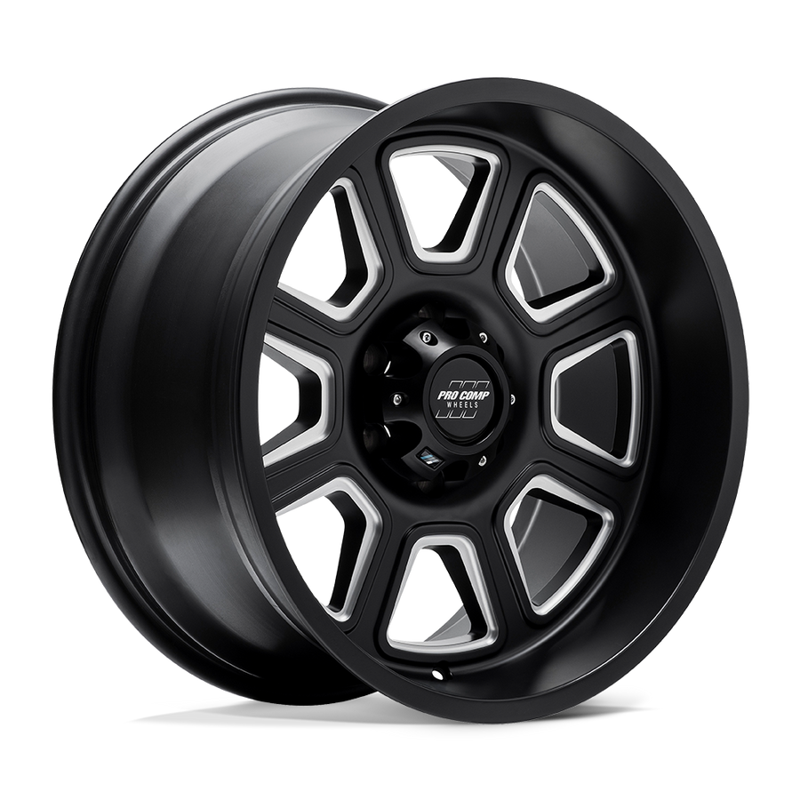 Pro Comp Alloys PA064 GUNNER Satin Black Milled wheel