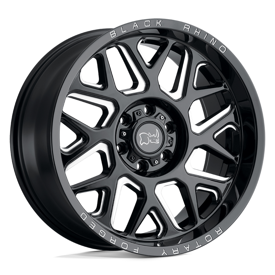 Black Rhino Hard Alloys REAPER Gloss Black & Milled wheel
