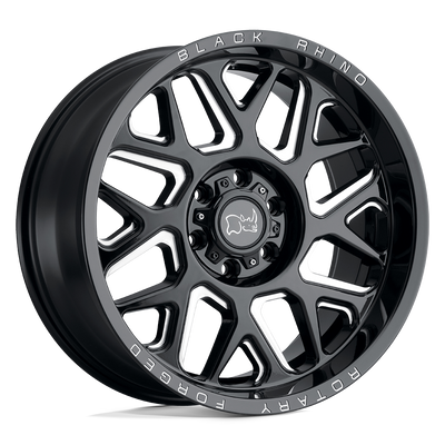 Black Rhino Hard Alloys REAPER Gloss Black & Milled wheel