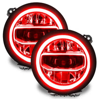Jeep Gladiator JT ColorSHIFT RGB+W Headlight DRL Upgrade Kit