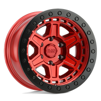 Black Rhino Hard Alloys RENO Candy Red W Black Ring & Bolts wheel