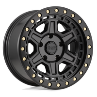 Black Rhino Hard Alloys RENO Matte Black W/ Brass Bolts wheel