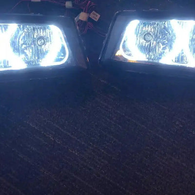 2003-06 CHEVY SILVERADO 1500/2500/3500 ORACLE Headlights with White LED Halos