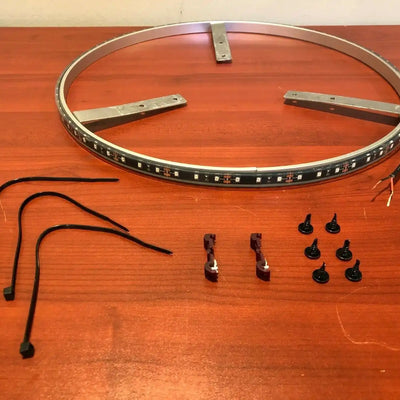 ORACLE LIGHTING RED LED SPARE TIRE WHEEL RING THIRD BRAKE LIGHT 4211-003 - CLEARANCE