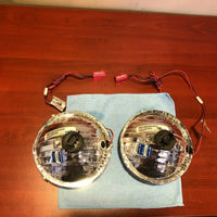 Used 2007-2016 Jeep Wrangler JK Headlights with White LED Halos - Clearance
