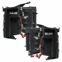 ORACLE LIGHTING 2007-2013 CHEVROLET SILVERADO HEADLIGHTS WITH WHITE LED HALOS - CLEARANCE