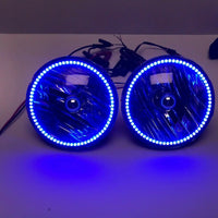 2007-2016 Jeep Wrangler JK Pre-Assembled ColorSHIFT LED Halo Headlights