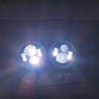 USED ORACLE 2007-2018 JEEP WRANGLER JK SWITCHBACK LED HALO HEADLIGHTS- 5769-123