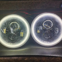 USED ORACLE 2007-2018 JEEP WRANGLER JK SWITCHBACK LED HALO HEADLIGHTS- 5769-123
