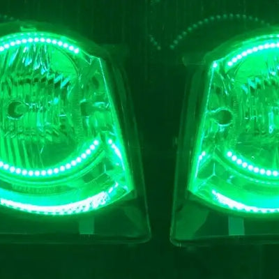 Used 2008-2010 Jeep Grand Cherokee ColorSHIFT Headlights - Non HID - Clearance