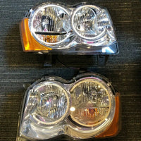 Used 2008-2010 Jeep Grand Cherokee ColorSHIFT Headlights - Non HID - Clearance