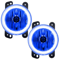 ORACLE 2010-17 Jeep Wrangler JK / 2011-14 Charger Halo Fog Lights BLUE LED - CLEARANCE