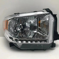 14-16 Toyota Tundra Passenger Right Halogen Headlight w/o Leveling Lamp