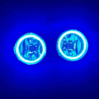 ORACLE 2010-17 Jeep Wrangler JK / 2011-14 Charger Halo Fog Lights BLUE LED - CLEARANCE