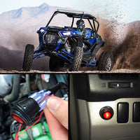 LED LIGHT BAR WIRING HARNESS KIT (2 LEADS 16AWG) WITH FUSE 12V 40A RELAY 3/4