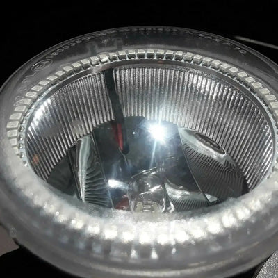 2010-2017 Jeep Wrangler JK Red LED Halo Pre-Assembled Fog Lights