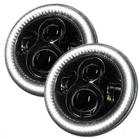USED ORACLE 2007-2018 JEEP WRANGLER JK SWITCHBACK LED HALO HEADLIGHTS- 5769-123