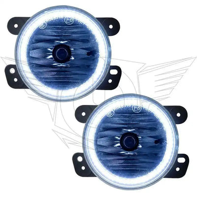 ORACLE 2011-2014 DODGE CHARGER / 2010-17 WRANGLER JK WHITE LED HALO FOG LIGHTS - CLEARANCE