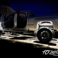 Durable Pure White Rock Lights Kit