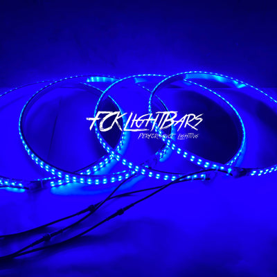 high intensity wheel lights blue lights
