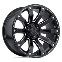 Black Rhino Hard Alloys SELKIRK Gloss Black Milled wheel