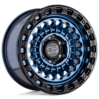 Black Rhino Hard Alloys SENTINEL Cobalt Blue W/ Black Ring wheel