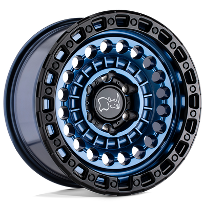 Black Rhino Hard Alloys SENTINEL Cobalt Blue W/ Black Ring wheel