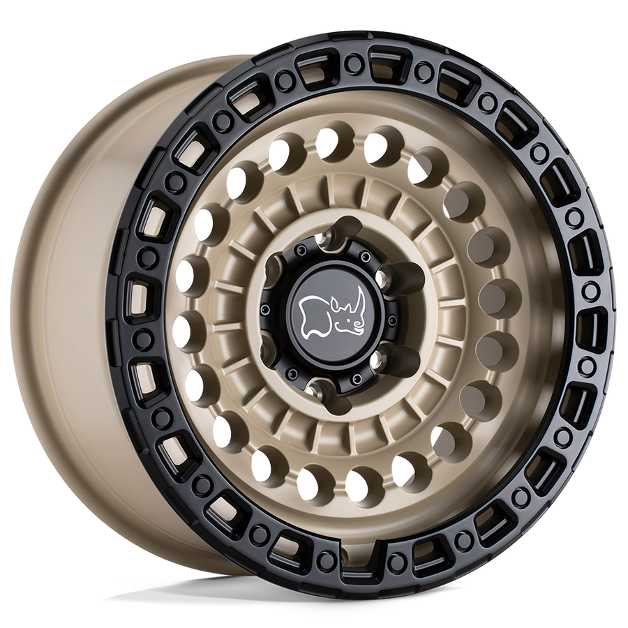 Black Rhino Hard Alloys SENTINEL Desert Sand W/ Black Ring wheel