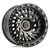 Black Rhino Hard Alloys SHREDDER Matte Black W/ Mach Dark Tint wheel