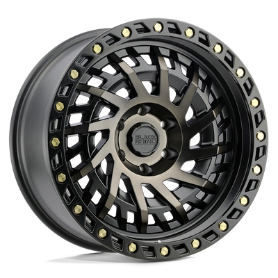 Black Rhino Hard Alloys SHREDDER Matte Black W/ Mach Dark Tint wheel