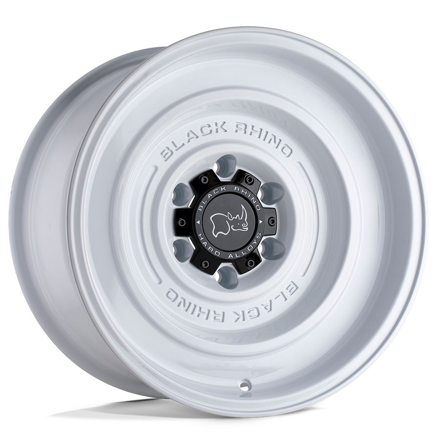 Black Rhino Hard Alloys SOLID Gloss White wheel