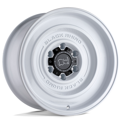 Black Rhino Hard Alloys SOLID Gloss White wheel