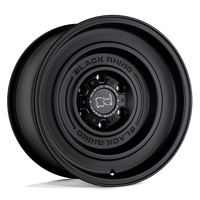 Black Rhino Hard Alloys SOLID Matte Black wheel