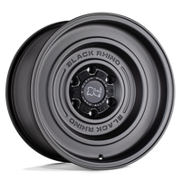 Black Rhino Hard Alloys SOLID Matte Gun Black wheel