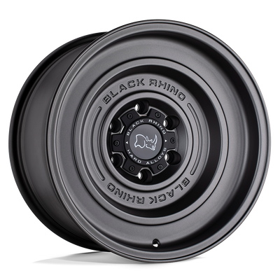 Black Rhino Hard Alloys SOLID Matte Gun Black wheel