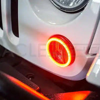 2007-2017 Jeep Wrangler JK LED Surface Mount Turn Signal Halo Kit