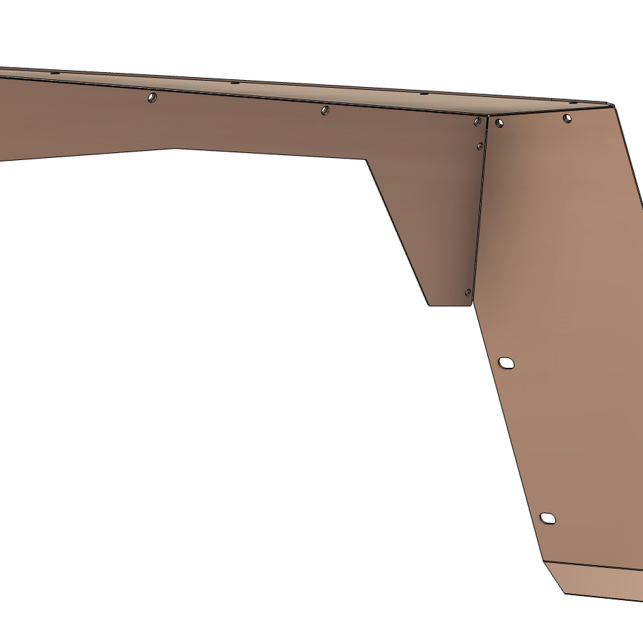 Diamond Series Comp Style Inner Fenders for Jeep TJ Wrangler