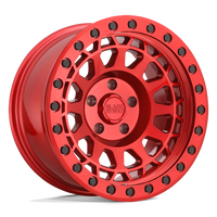 Black Rhino Hard Alloys PRIMM Candy Red W/ Black Bolts wheel