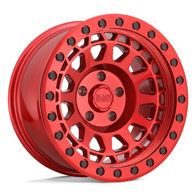 Black Rhino Hard Alloys PRIMM Candy Red W/ Black Bolts wheel