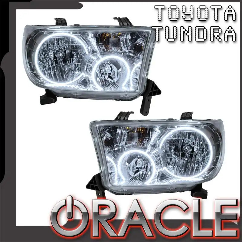ORACLE Lighting 2010-2013 Toyota Tundra Pre-Assembled Halo Headlights w/ Level Adjusters