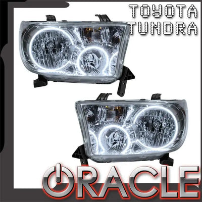 ORACLE Lighting 2010-2013 Toyota Tundra Pre-Assembled Halo Headlights w/ Level Adjusters