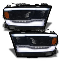 2019-2024 Dodge RAM 1500 ColorSHIFT RGB+W Headlight DRL Upgrade Kit - Reflector LED Headlights