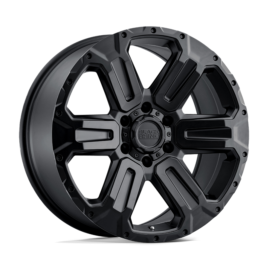 Black Rhino Hard Alloys WANAKA Matte Black wheel