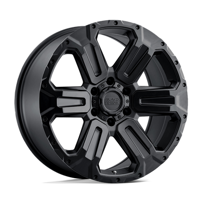 Black Rhino Hard Alloys WANAKA Matte Black wheel