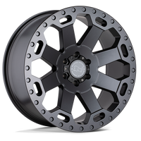 Black Rhino Hard Alloys WARLORD Matte Gunmetal wheel
