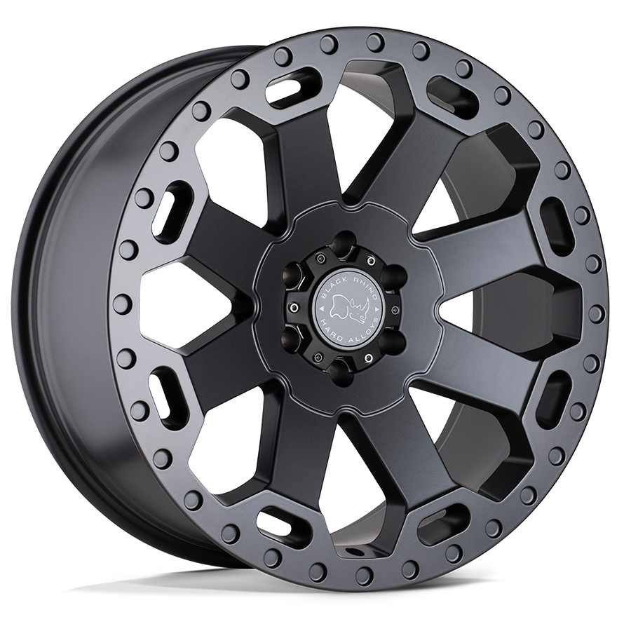 Black Rhino Hard Alloys WARLORD Matte Gunmetal wheel