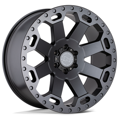 Black Rhino Hard Alloys WARLORD Matte Gunmetal wheel